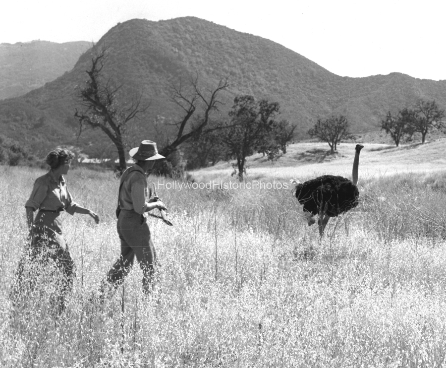 Agoura Hills 1952  Paramount Ranch filming Bwana Devil wm.jpg